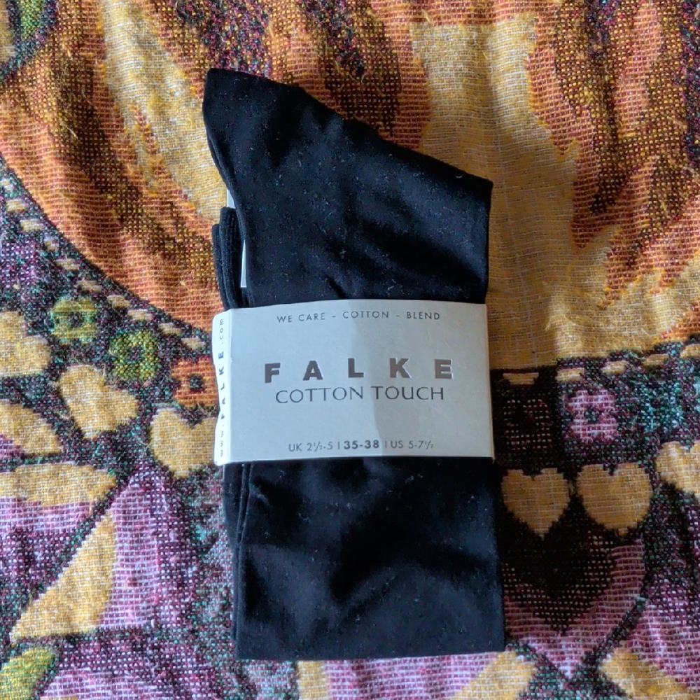 Falke Cotton Touch Men's Socks in Black